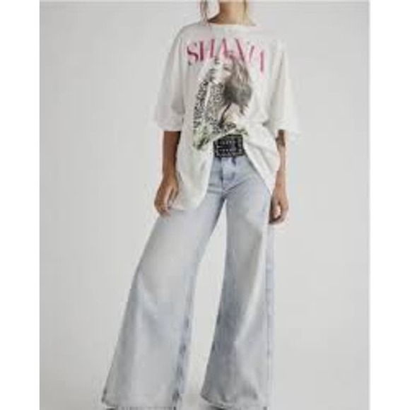 Free People Denim - Free People Lovefool Low Rise Wide Leg  Jean Size 32